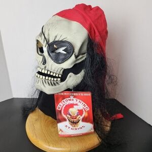 Be Something Studios Jolly Roger Pirate Latex Mask Vintage Bill Ystrom NWT